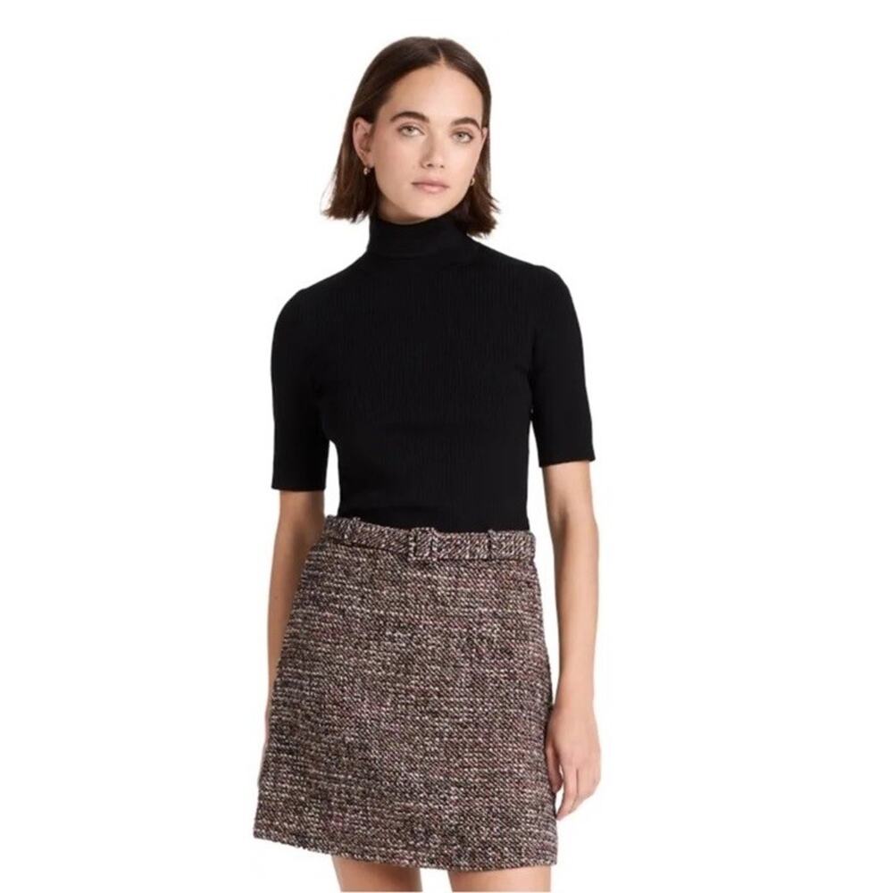 Theory Short Sleeve Combo Tweed Dress Size 0